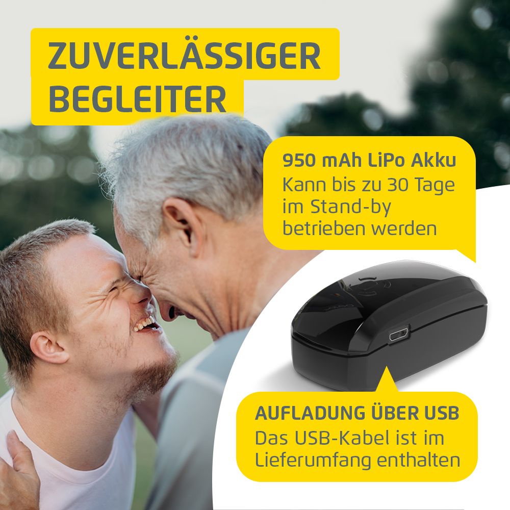 area GPSTracker für Senioren und Kinder